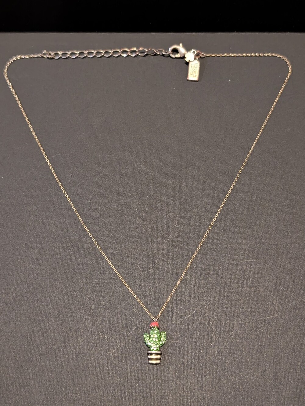 Kate Spade Scenic Route Cactus Mini Pendant Necklace